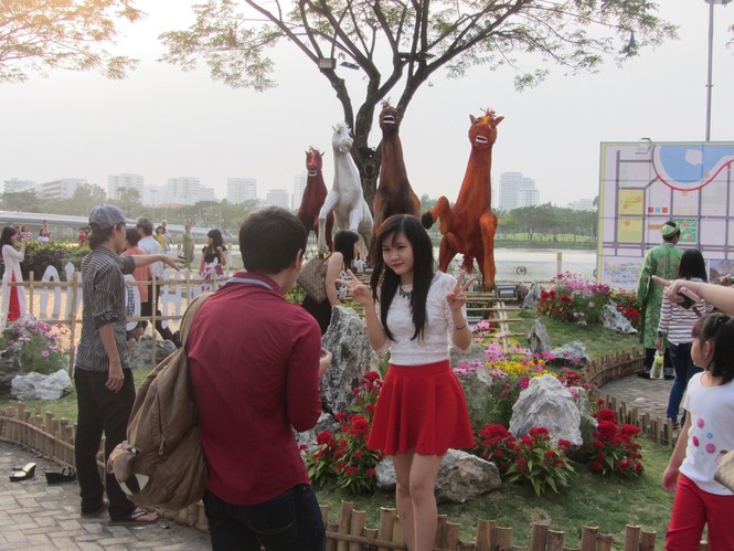 Phú Mỹ Hưng bừng sáng với hội hoa xuân - ảnh 5